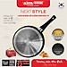 Chảo Next Style Chống Dính Kims Cook NA120GT-BK-H - Đáy Từ - Hợp Kim Nhôm
