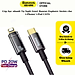 Cáp Sạc nhanh Tự Ngắt Gen2 Baseus Explorer Series cho i-Phone/ i-Pad (Type C to Light-ning Auto Power-Off, PD 20W Fast Charging Data Cable) CATS000001- Hàng chính hãng
