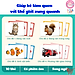 Bộ 100 Thẻ Học Thông Minh Flash card 10 Chủ Đề Song Ngữ Anh Việt Chuẩn Glenn Doman Có Quét Mã File Nghe - Lalala Baby