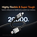 Cáp sạc nhanh, truyền dữ liệu PD 20W, Ba-se-us CoolPlay Series Fast Charging Cable Type C to Lai-nin PD 20W với thiết kế chắc chắn và bền bỉ và hỗ trợ công nghệ Power Delivery - Hàng chính hãng