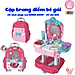 Đồ chơi hướng nghiệp nhập vai BOWA 8255P – Cặp trang điểm bé gái 2in1 gồm 30 chi tiết