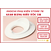 Miếng Lót Thu Nhỏ Bồn Cầu Cho Bé Tập Đi Vệ Sinh/ Bệ Ngồi Toilet , Bệ Bồn Cầu Có Đệm Cao Su Chống Trơn Trượt Đảm Bảo An Toàn Cho Bé- Chính Hãng inochi ( Tặng khăn đa năng )