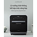 Lò nướng chân không kết hợp chức năng hấp Lock&Lock EJF693GRY Steam Air Fryer Oven (12.5 Lít) - Hàng chính hãng