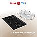 Bếp gas âm đầu đốt trong Rinnai RVB-2i(AB) mặt bếp kính và kiềng bếp men - Hàng chính hãng.