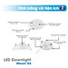 Bộ đèn LED Downlight Meson G3 PHILIPS 220V-240V - Ánh sáng đồng đều, giá cạnh tranh - Hàng Chính Hãng