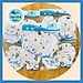 Combo 5 đôi bao tay, bao chân, phụ kiên thời trang sơ sinh 100% cotton, mềm, mịn, thoáng mát, giữ ấm cho bé tốt