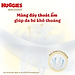 Tã quần Huggies Skin Perfect Super Jumbo M70+6 với 2 vùng thấm giảm kích ứng da