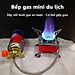 Bếp Ga Xếp Gọn Du Lịch Có Dây - Hàng Chính Hãng