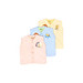 Sơ sinh-Áo ghi lê màu cotton 2 lớp BABIBOO - BB53
