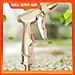 Bộ dây vòi xịt nước rửa xe, tưới cây đa năng, tăng áp 3 lần, loại 3m, 5m 206701-1Qđầu đồng, cút, nối PE, d.vàng