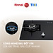 Bếp gas âm Rinnai Rinnai RVB-212BG mặt bếp kính và kiềng bếp men - Hàng chính hãng.