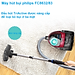 HÀNG NHẬP KHẨU - Máy hút bụi không túi Philips PowerPro Active FC8632, Serial 5000, công suất 1700W