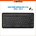 Bàn phím không dây HXSJ K610 - Kết nối 2.4G giảm ồn, gọn nhẹ dễ mang đi, phù hợp Mac/ PC/ Laptop/ Điện thoại - Hàng chính hãng