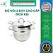 Xửng hấp inox Fivestar 3 đáy từ nắp inox