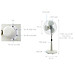 Quạt Đứng, Quạt Cây 3 Cánh Midea FTS40-17VD (Quạt Điện, Quạt Máy Hàng Chính Hãng Công Suất 36W, Chỉnh Gió 3 Tốc Độ)