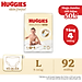 Tã quần Huggies Skin Perfect Mega Jumbo L88+4 miếng với 2 vùng thấm giảm kích ứng da