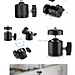 Đầu bi cầu xoay 360 độ ren 1/4 gắn tripod chân máy ảnh chân đèn - Hàng chính hãng