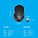 Chuột Không Dây Logitech M330 Silent Plus - Hàng Chính Hãng