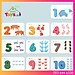 ALPHABET PAIRED CARD Bộ Thẻ Bảng Chữ Cái và Số Tiếng Anh Bằng Gỗ