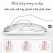 Chuột Không Dây PIX-LINK P103A Pin Sạc USB 2.4GHz DPI 1600, Không Tiếng Ồn Sử Dụng Cho PC, Laptop, Tivi Hàng Chính Hãng