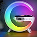 Loa Bluetooth Chữ G LED RGB, Sạc Nhanh Không Dây, Đèn Nháy Theo Nhạc, Đồng Hồ Báo Giờ Đa Chức Năng - HÀNG CHÍNH HÃNG MINIIN