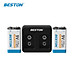 Pin sạc 9V Beston Li-Ion dung lượng cao, bộ sạc pin vuông dùng cho micro, đồng hồ vạn năng, chuông báo động, đồ chơi