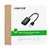 Dây USB 2.0 UGREEN US205 mở rộng sang đồng thời 2 cổng 3.5mm cho tai nghe + mic (DISABLE) - Hàng chính hãng