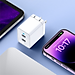 Adapter Củ Sạc Nhanh 40W Sạc 1 Cổng Type C 40W, 2 Cổng Type C 20W, PPS 25W, QC3.0 18W CHOETECH Q5006 Sạc Nhanh iPhone 15, iPhone, Samsung, iPad - Hàng Chính Hãng