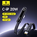 Cáp sạc nhanh C to Ln dành cho Game thủ Baseus MVP3 20W (480Mbps, 90° Elbow Design)- Hàng chính Hãng
