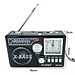 Đài Radio Nghe Nhạc, Đài Radio Waxiba XB-741C FM-AM-SW Cao Cấp-Usb-Thẻ Nhớ-Aux-Đèn Pin-Hàng Chính Hãng