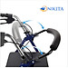 Xe tập đi cho người già, có ghế ngồi, bánh xe lớn dễ di chuyển, khung thép chắc chắn, có giỏ đựng đồ, chính hãng Nikita