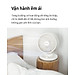 Quạt tuần hoàn không khí LocknLock Bianco ENF156IVY, Hàng chính hãng, mini để bàn, luồng gió đa chiều - JoyMall