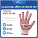 Găng tay bảo hộ sợi phủ hạt nhựa 70g sợi cao cấp chống trơn trượt độ bám cao