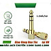 Đầu jack chuyển đổi âm thanh từ cổng 3.5mm cái sang cổng 6.5mm đực - Hàng Nhập Khẩu