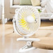 Quạt sạc tích điện cao cấp thông minh tiên lợi, vừa kẹp kết hợp để bàn OLAPLE (giao màu ngẫu nhiên) - Hàng nhập khẩu