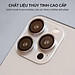 Bộ miếng dán kính cường lực bảo vệ Camera cho iPhone 16 / 16 Plus / 16 Pro / 16 Pro Max hiệu Totu Kuzoom Lens mang lại khả năng chụp hình sắc nét full HD (độ cứng 9H, tặng kèm khung tự dán) - Hàng nhập khẩu