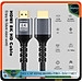 Cáp HDMI 2.1 8K 60Hz/48Gbps - Dây HDMI FIRO ATMOS Dài 5 Mét - Dây Cáp HDMI 2.1 8K/60Hz/48Gbps - 4K/120Hz - 2K/144Hz - Dài 5 Mét Lõi Dù Dùng Cho Tivi/ Laptop/ Máy Tính/ Playstation - Hàng Chính Hãng