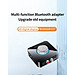 Hàng Chính Hãng - Bộ Thu Phát Âm Thanh Bluetooth 5.0 M5 Giao Thức A2DP/AVRCP, Phạm Vi Hoạt Động 10m, Màn Hình LED, Pin Lithium Ion 400mah, Đèn LED, Tích Hợp Micro, Cổng Kết Nối AUX 3.5mm, RCA, USB, TF Hỗ Trợ AUX/RCA/USB/TF - ROGTZ
