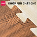 Set 9 Miếng Thảm Xốp Ghép Sàn Vân Gỗ Dày Dặn Không Mùi Size 30x30 Mới Đẹp Deli - Thảm Xốp Cho Bé Phù Hợp Phòng Khách Phòng Ngủ - VS998