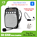 Tặng Kèm Micro Không Dây Trị Giá 199K - Loa Trợ Giảng Có Dây Shidu SD-S358 Công Suất Loa 10W Kết Nối Bluetooth,FM, Dung Lượng Pin 2500mAh Sử Dụng Lên Tới 15h. SHIDU S358 10W Wireless Mini Amplifier Meeting Guide Headset Micro Wireless - Hàng Chính Hãng