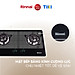 Bếp gas âm Rinnai RVB-2BG(L)N mặt bếp kính và kiềng bếp men - Hàng chính hãng.