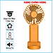 Quạt Cầm Tay Mini Tích Điện Teement , Có Giá Đở Điện Thoại, Sạc USB Di Động Tiện Lợi, Phiên Bản Nâng Cấp - Hàng Chính Hãng