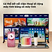 Loa Bluetooth Mini Karaoke Không Dây, Kèm 2 Mic, Âm Thanh Sống Động, Đèn LED 16 Màu - HÀNG CHÍNH HÃNG MINIIN