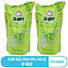 Bộ 2 Gói Nước Rửa Bình Sữa D-nee (550ml x 2)