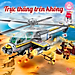 Đồ chơi lắp ráp, xếp hình Qman 1719 - Trực Thăng Trên Không (280 mảnh ghép)