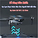 Máy Bay Flycam Camera 4K E88 Max 2024 Cao Cấp Động Cơ Không Chổi Than Siêu Bền Tránh Va đập, 2 Camera có cảm biến bụng giữ thăng bằng khi bay - Hàng Chính Hãng