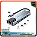 Hub Type C FIRO 5in1 - Hub Chuyển Đổi Type C To HDMI Chuẩn HDTV - 1 Cổng Mạng Lan, 1 Cổng HDMI/HDTV 4K, 2 Cổng USB 3.0, 1 Cổng Sạc Nhanh Type C PD - Kết Nối Nhiều Thiết Bị Với Tốc Độ Cao - Dùng Cho Tivi/Laptop/Playstation/PC/Smartphone – Hàng Chính Hãng