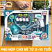 Bộ đồ chơi bác sĩ khám bệnh cho trẻ em bé gái màu hồng, bé trai màu xanh nhập khẩu.