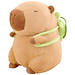 Thú Bông Capybara Đeo Balô Rùa 30 cm - ZooZoo 30210
