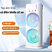 Quạt Phun Sương, Quạt Hơi Nước 2 Tầng , Quạt Tích Điện, Có Đèn Led, Quạt Để Bàn Mini Làm Mát Và Tạo Ẩm Không Khí - Hàng Nhập Khẩu